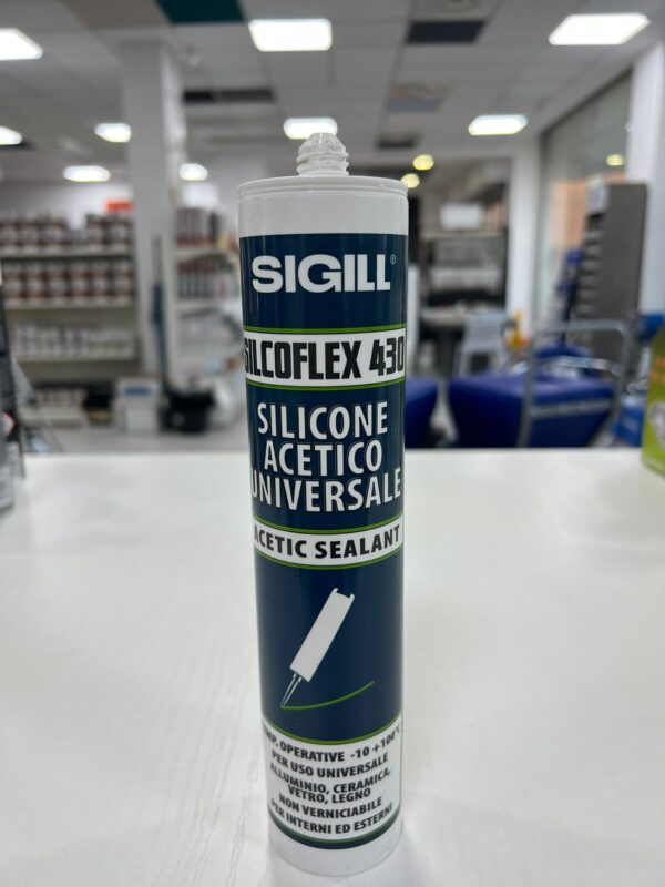 SIGILL SILCOFLEX 430 SILICONE TRASPARENTE ACETICO 280ML