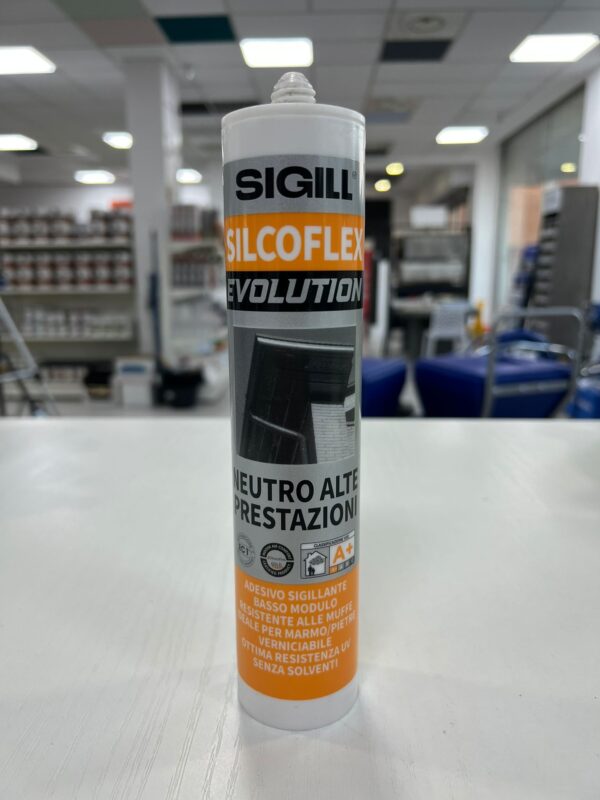 SIGILL SILICONE SILCOFLEX EVOLUTION NEUTRO ALTE PRESTAZIONI 290ML