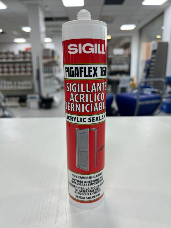 SIGILL SILICONE ACRILICO BIANCO PIGAFLEX 160 300ML