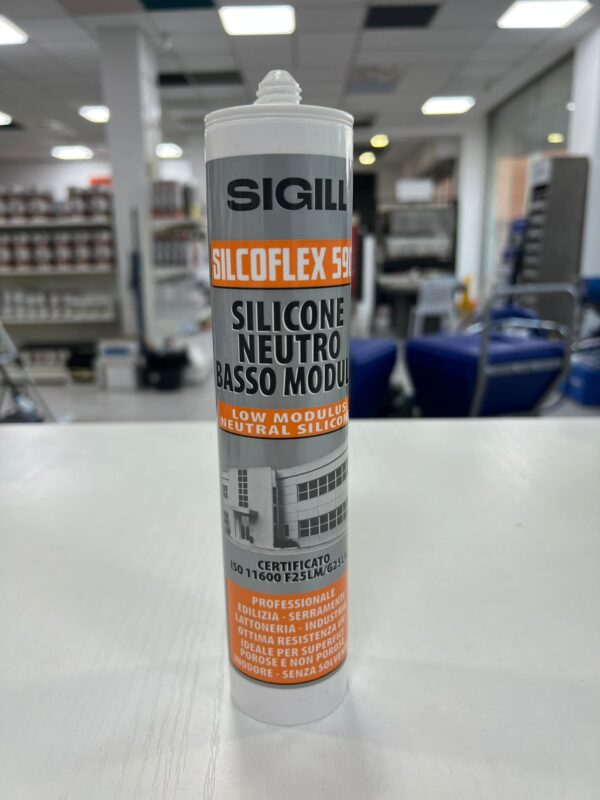 SIGILL SILCOFLEX 590 SILICONE TRASPARENTE NEUTRO 300ML