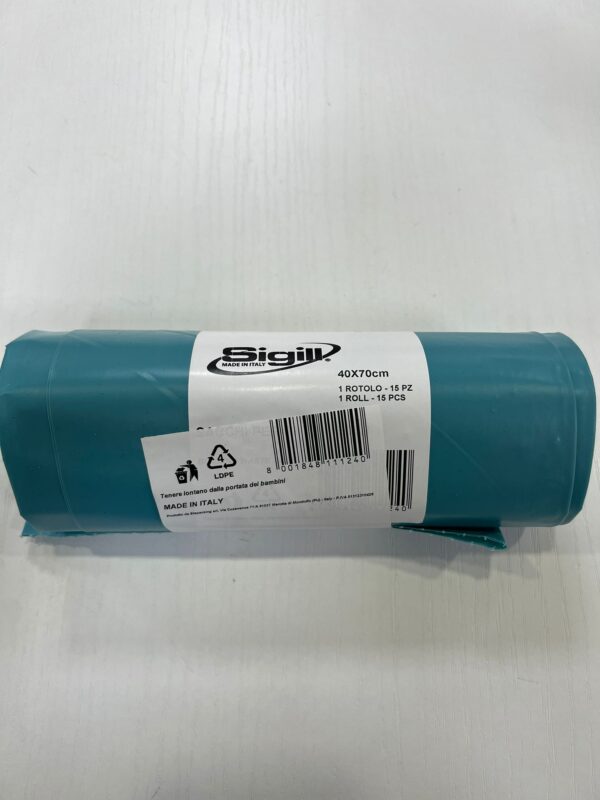 SIGILL SACCHI BLU PER RIFIUTI EDILI 40X70CM (15PZ)